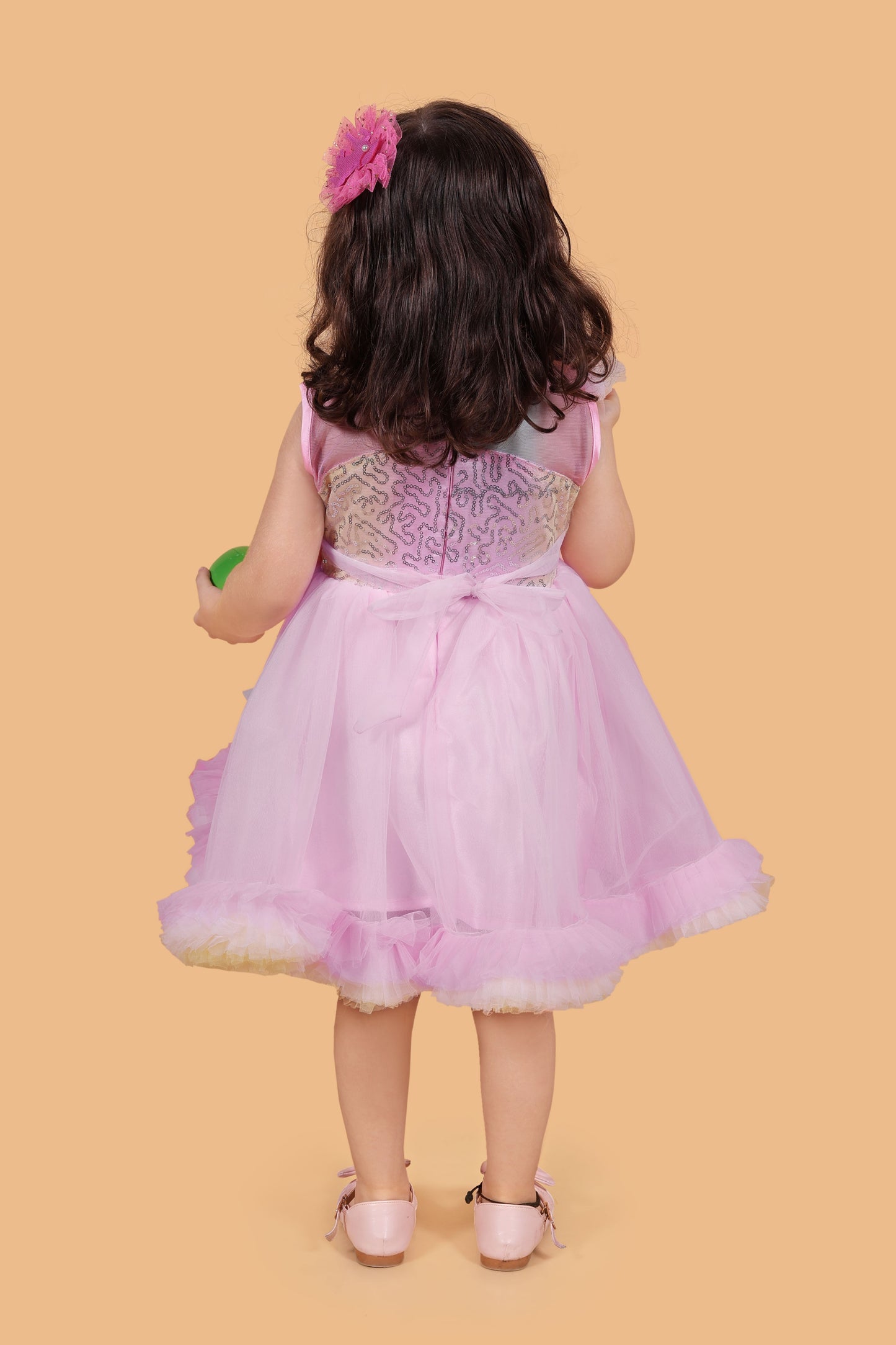 Fit and Flare party frock -Multicolour