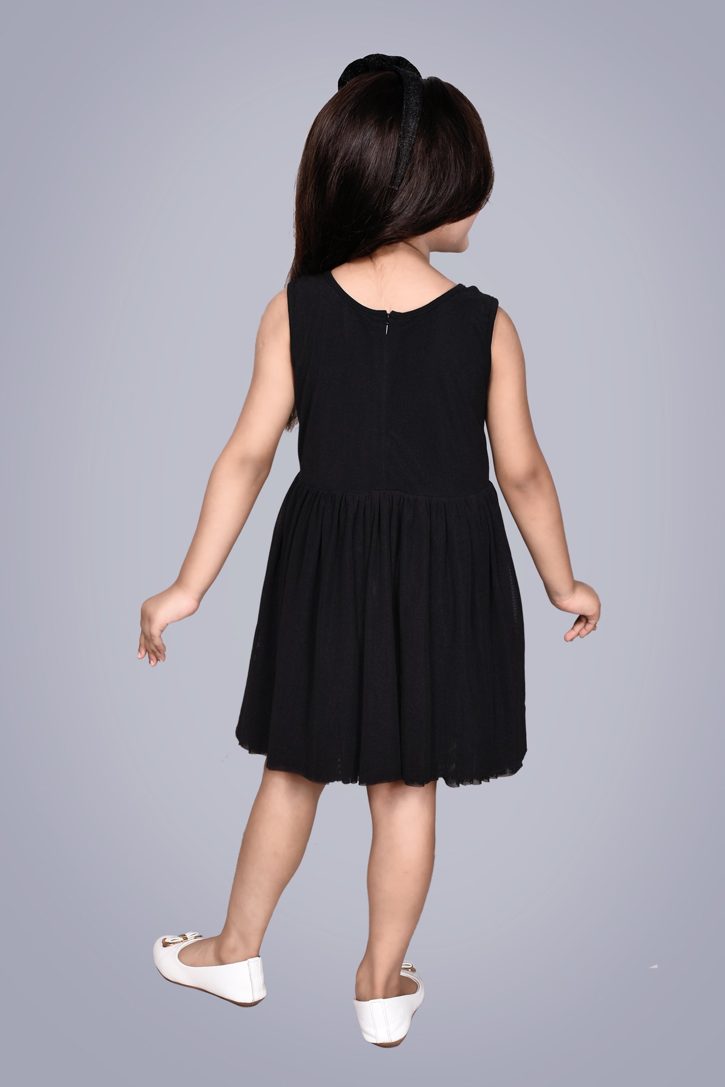 Velvet Party Wear Glitter Shrug (Black)