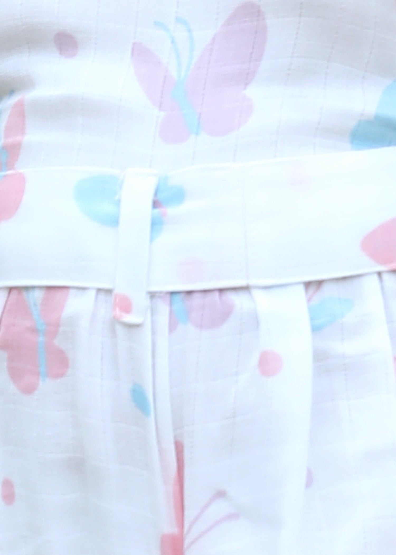 Muslin ankle length girl romper-T-WBR