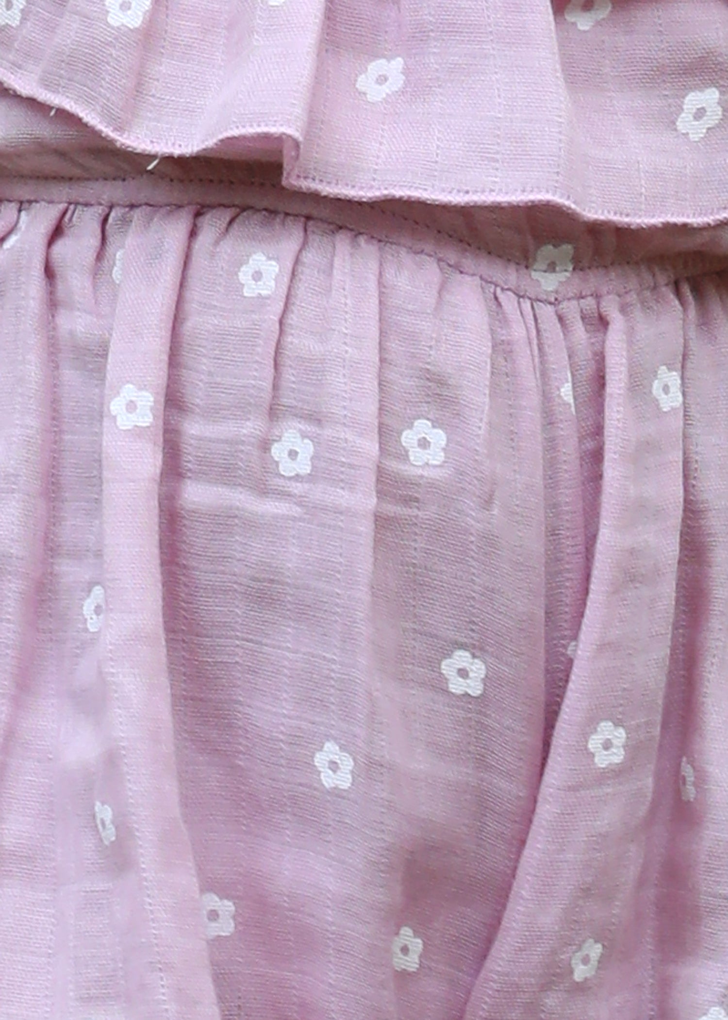 Muslin ankle length girls romper-T-Pinkdotromp