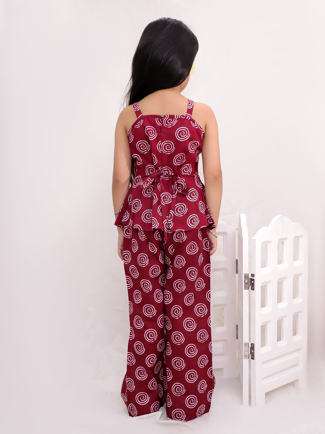 Printed top with cotton pant -T-CDMO