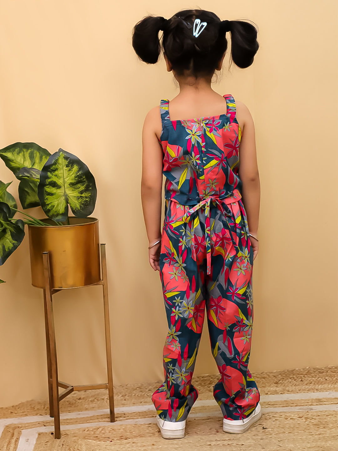 Multicolor rayon co-ord set - T-Multiflowr