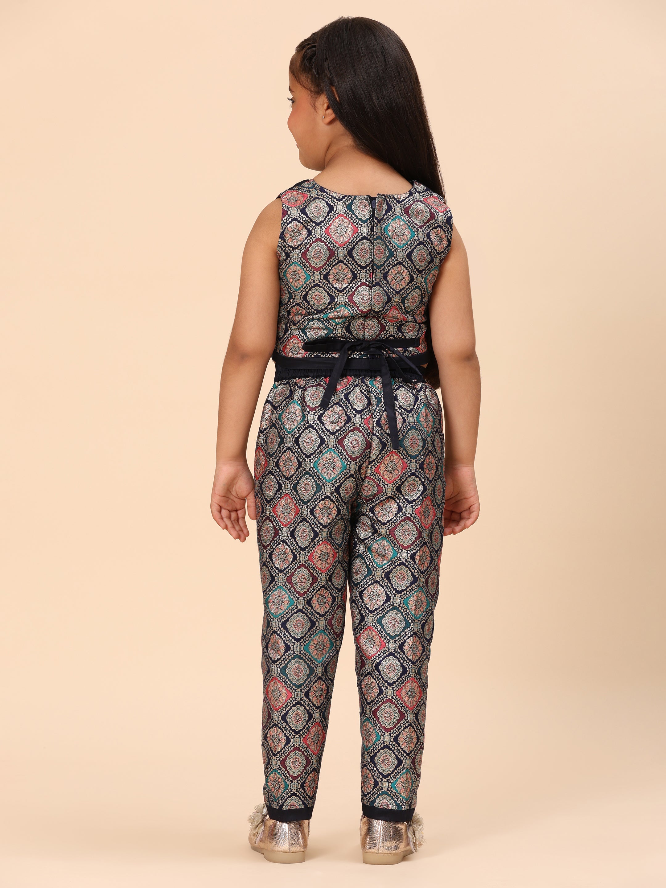 brocade pant and top set