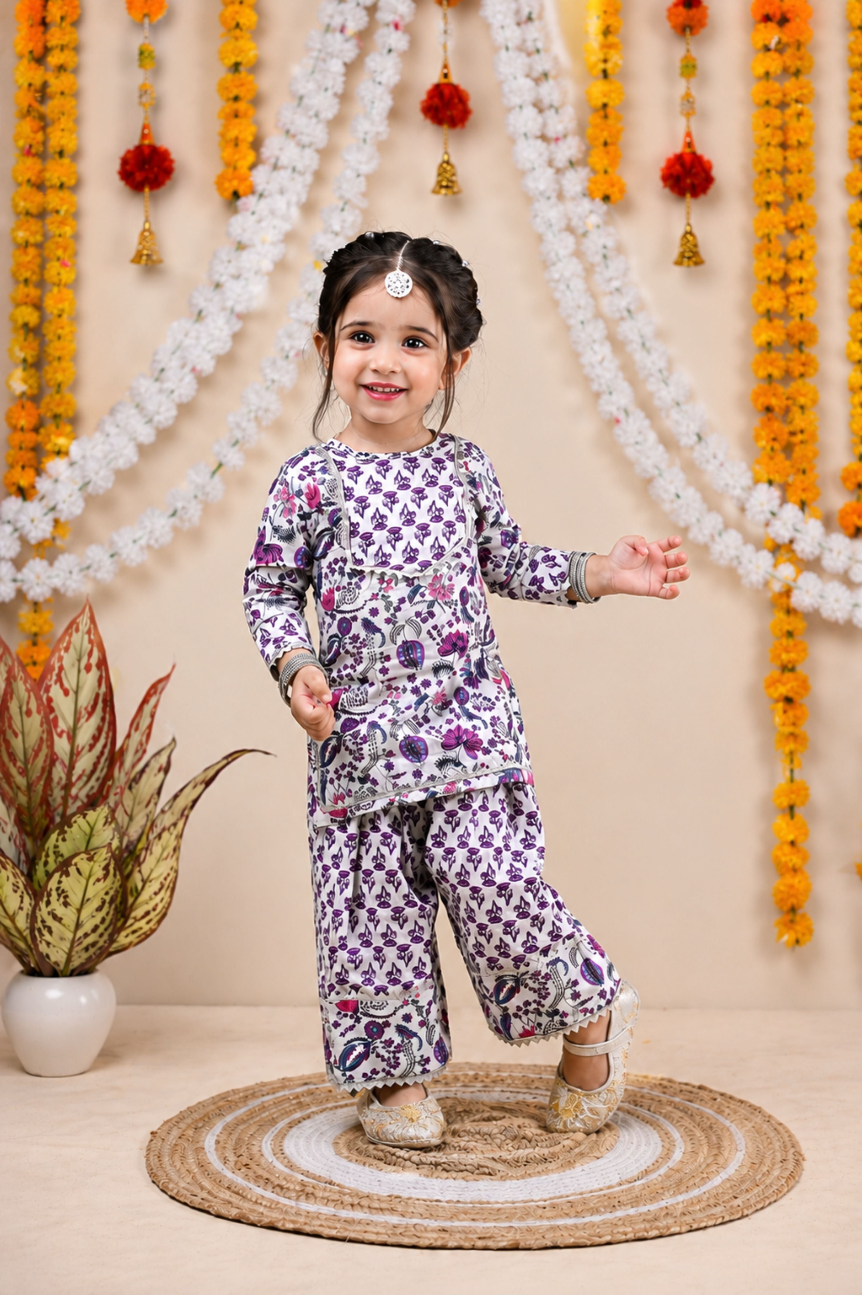 printed cotton farshi salwar suit set -T-Whfarshi