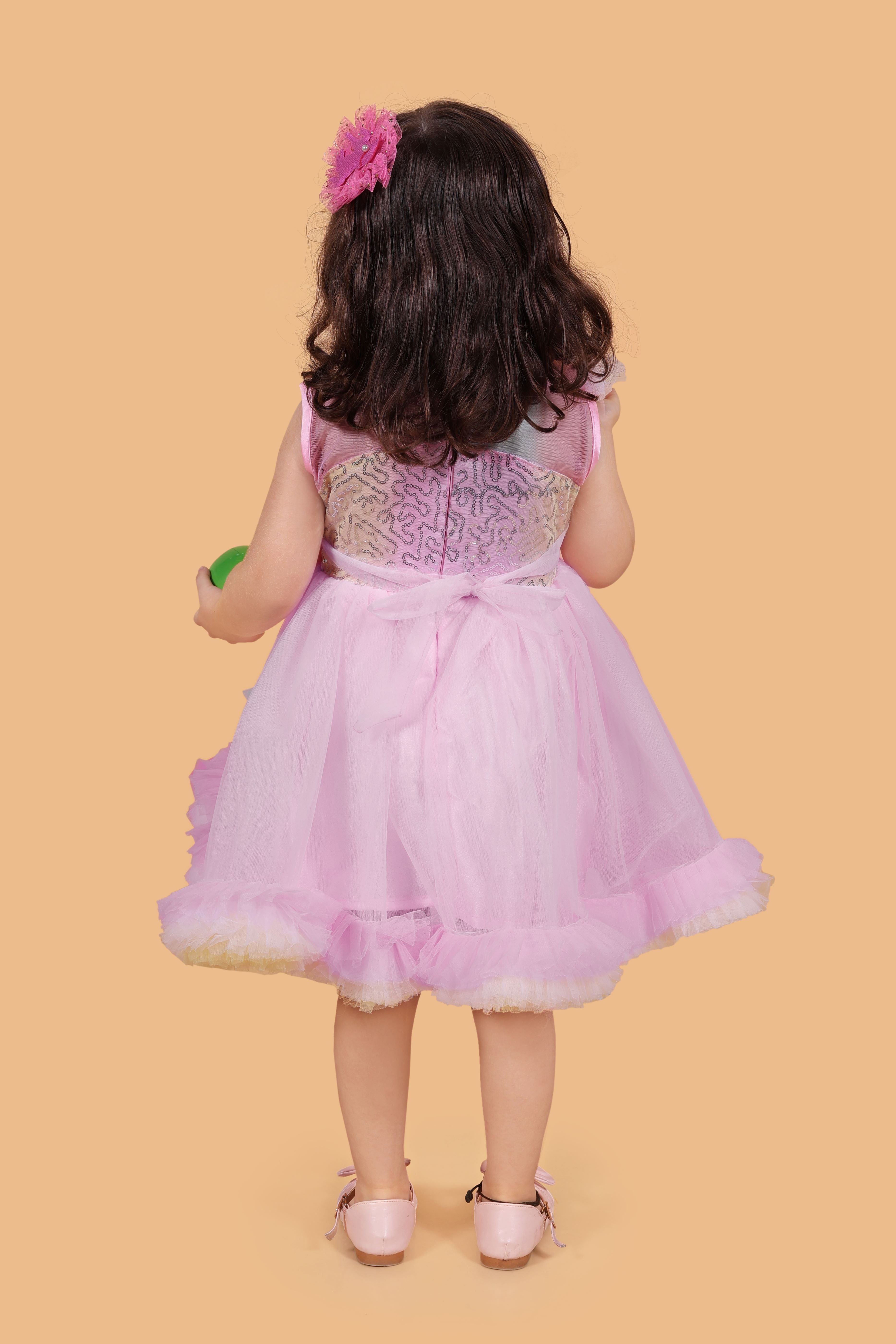 Fit and Flare party frock  -Multicolour