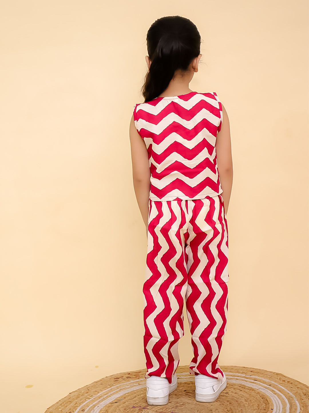Chevron print co-ord set- T-Zigzag