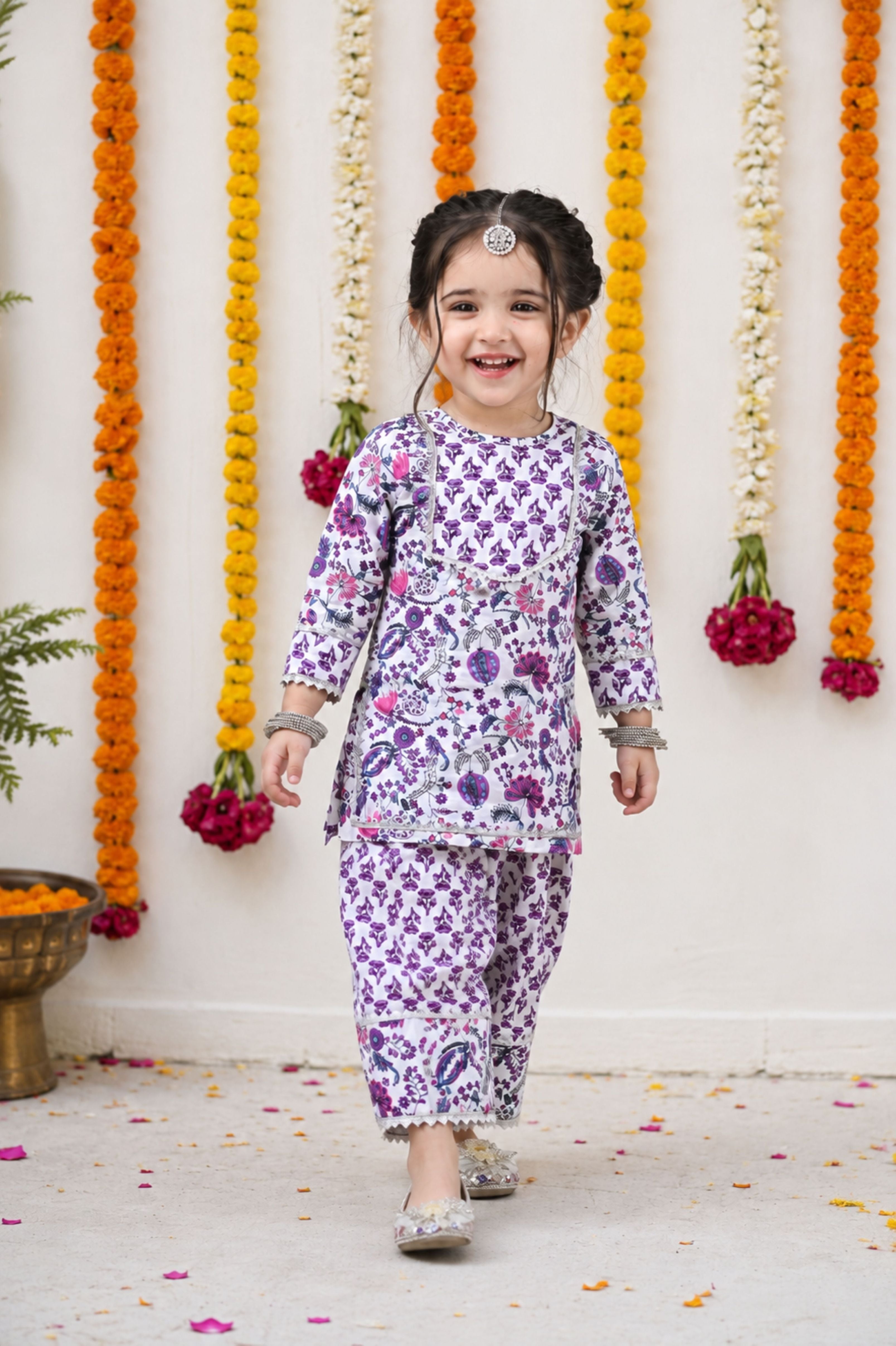 printed cotton farshi salwar suit set -T-Whfarshi