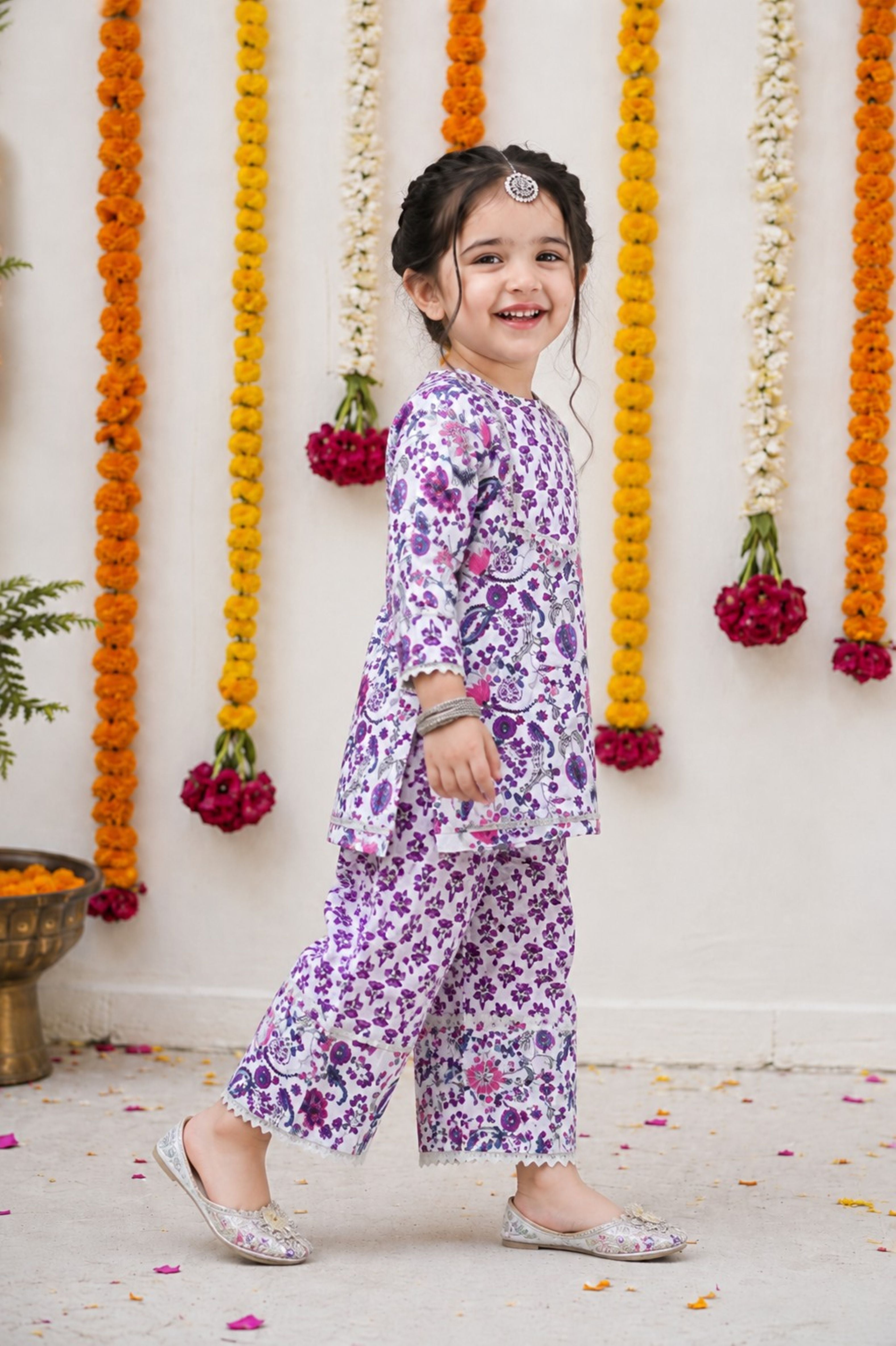 printed cotton farshi salwar suit set -T-Whfarshi