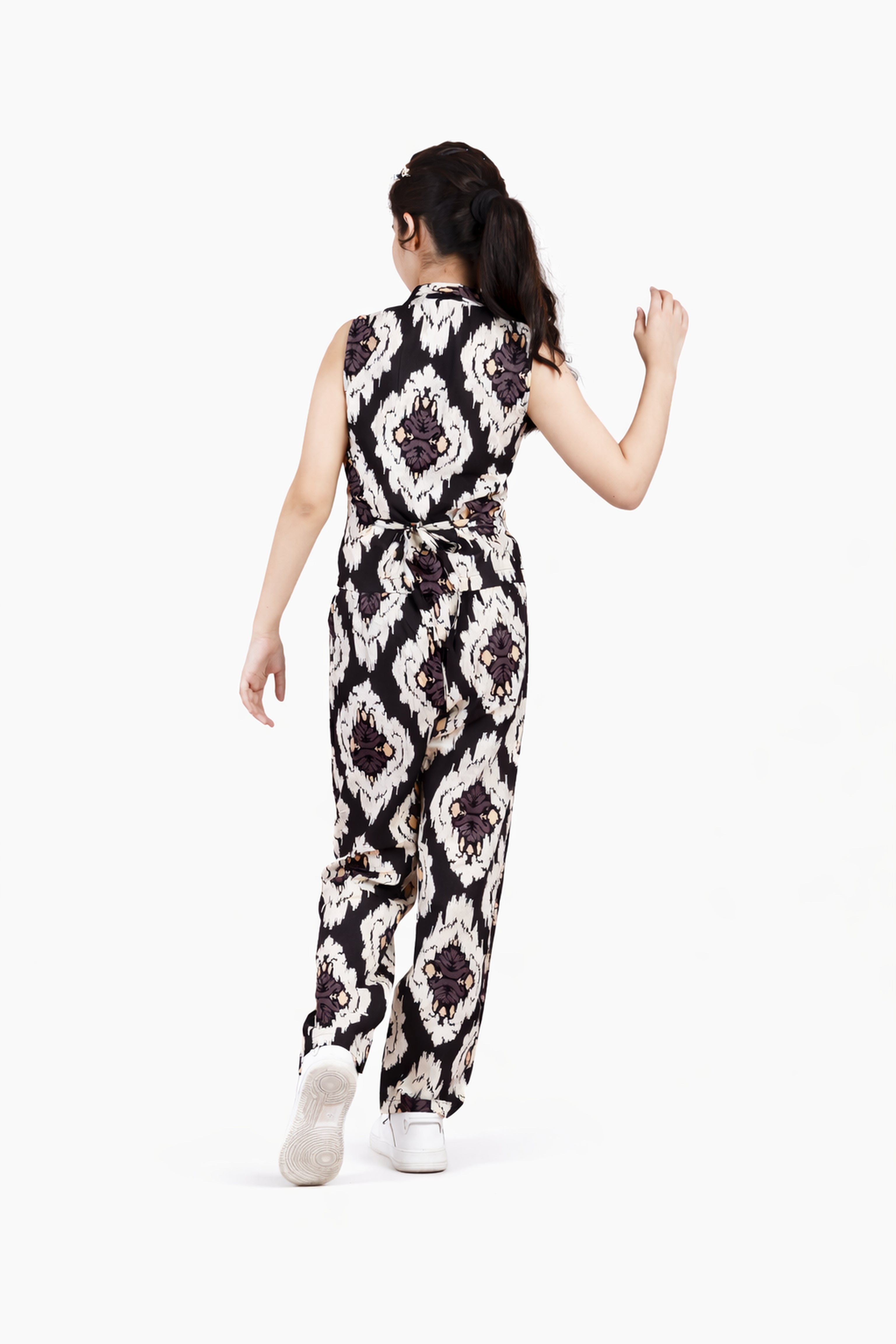 Printed top and bottom cotton coordset-T-CDBB
