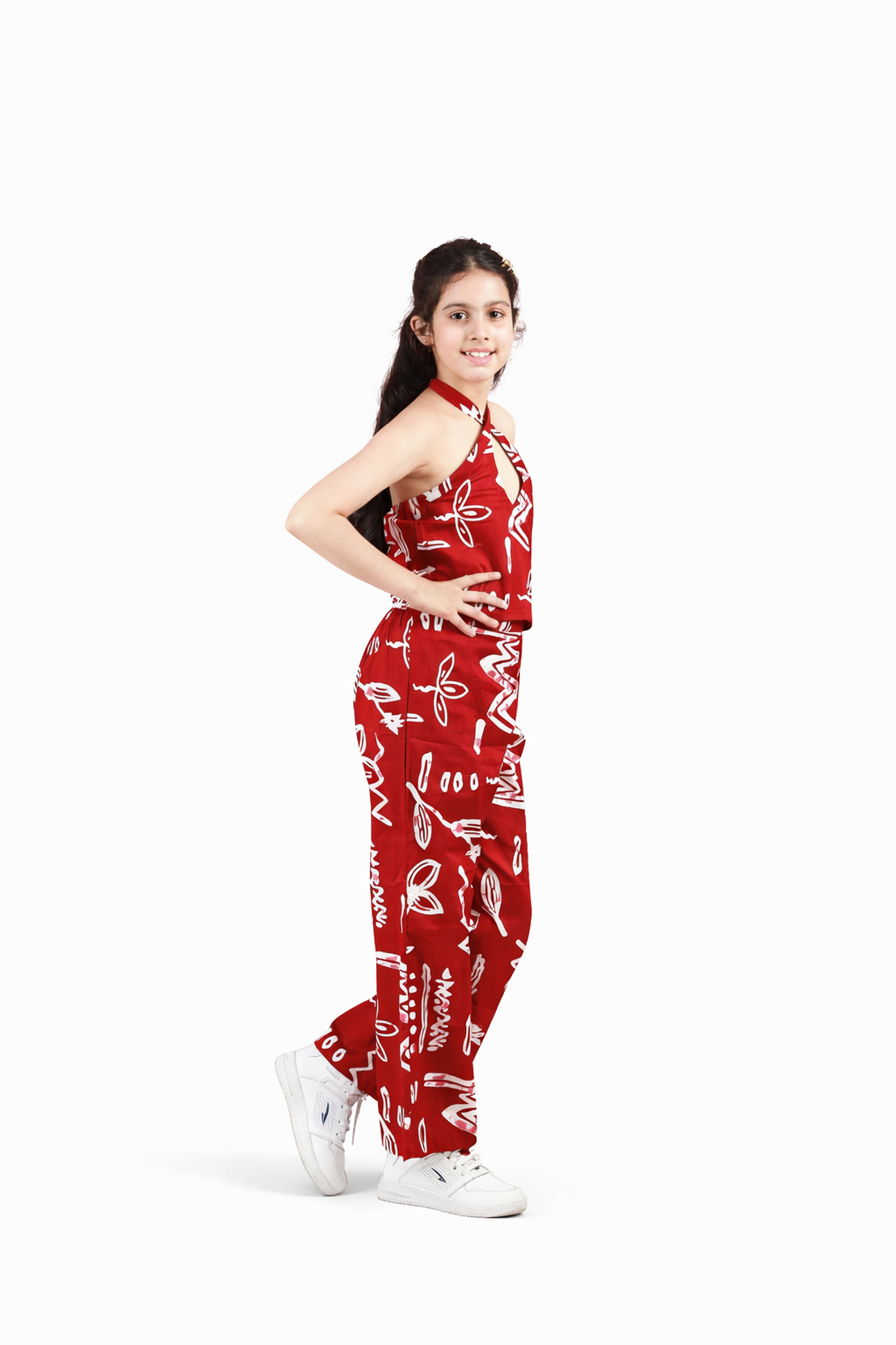 Leaf Print cotton coordset-CDM