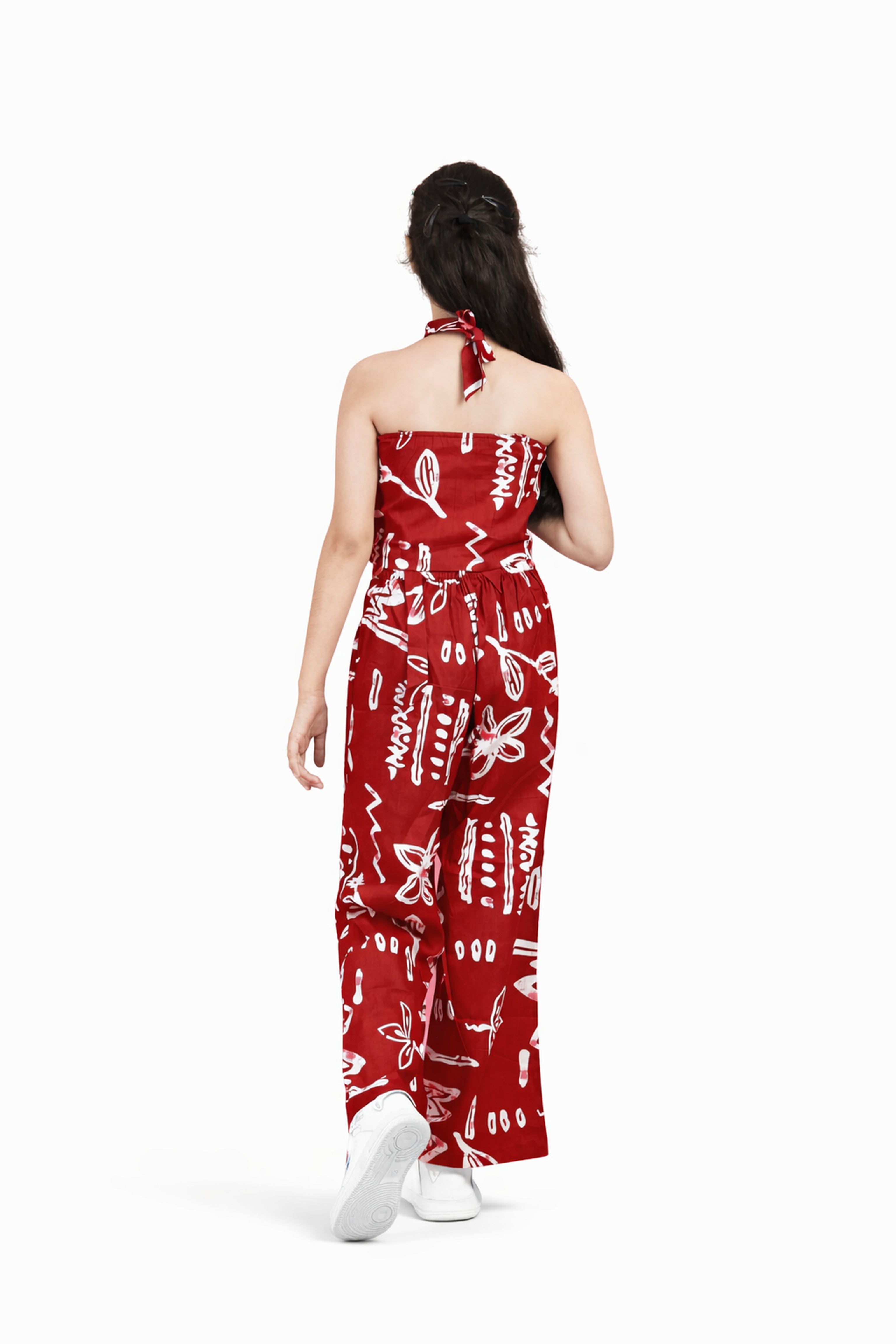 Leaf Print cotton coordset-CDM