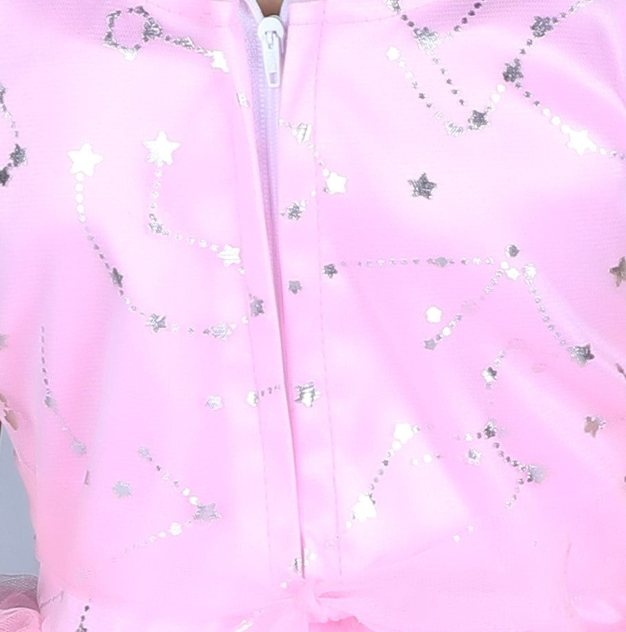 Flower Baby Party Frock (Pink)